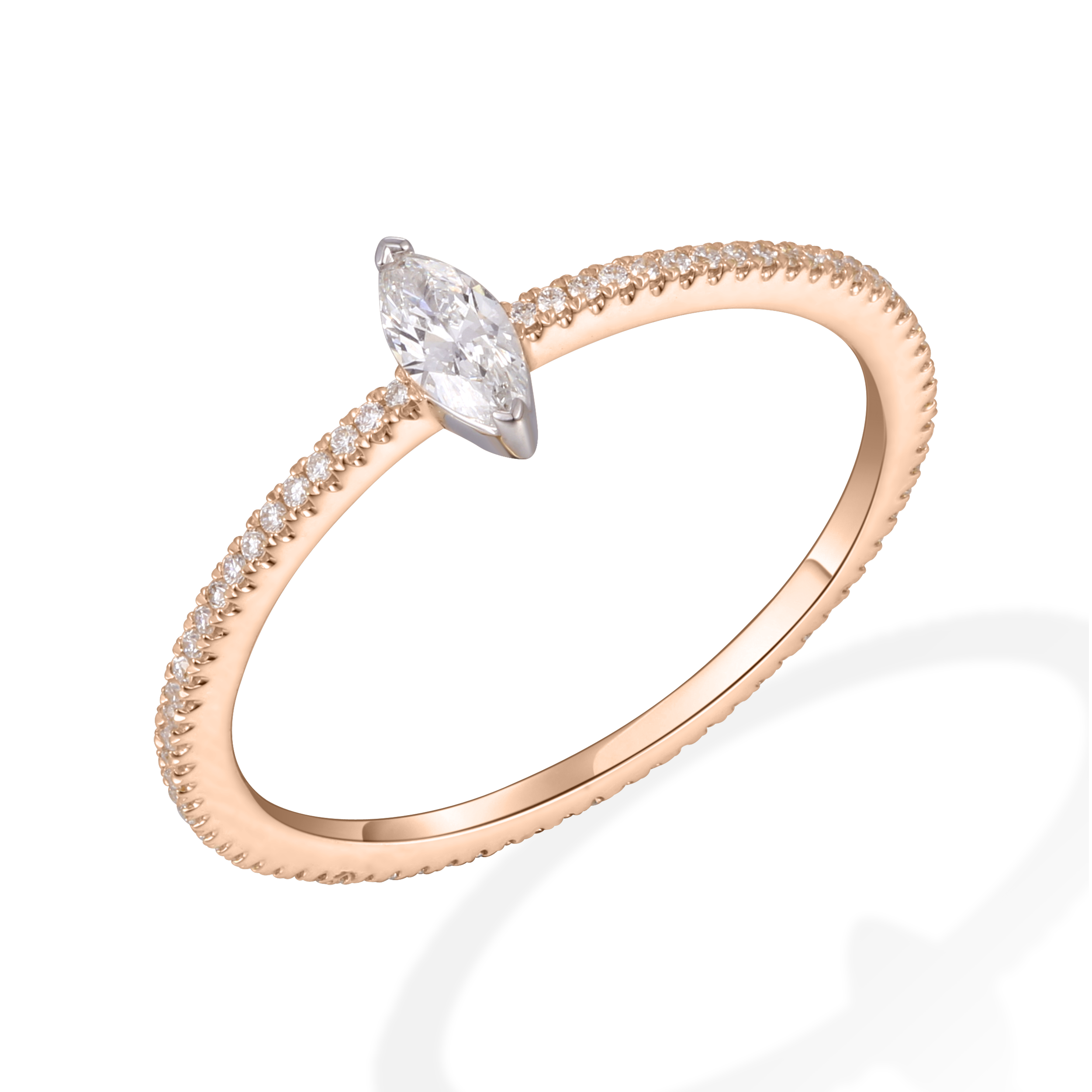 Cute marquise diamond ring